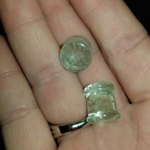 Pyrex glass plugs 0g